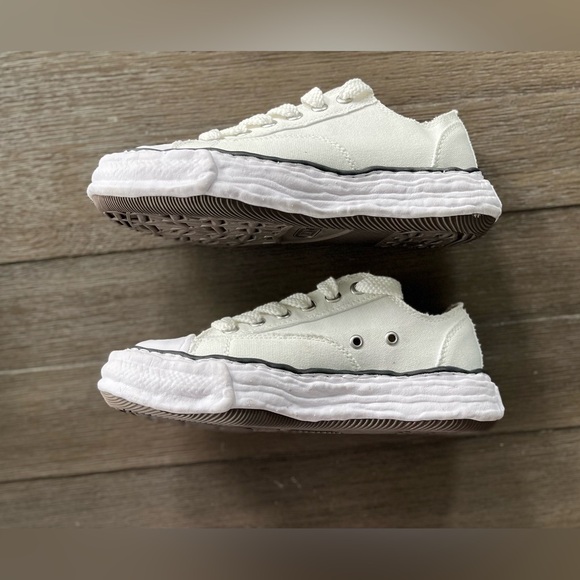 Maison MIHARA YASUHIRO PETERSON23" OG Sole Padded Canvas Low-top Sneaker Size 7 - Picture 5 of 12